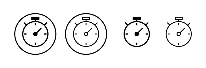 stopwatch icon vector illustration. Timer sign and symbol. Countdown icon. Period of time
