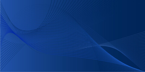 Abstract dark blue background with waves
