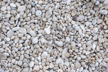 white pebble background
