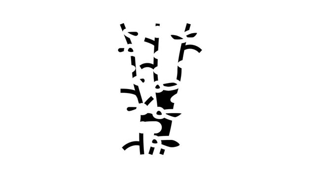 moneywort seaweed glyph icon animation