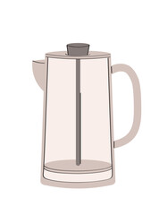 Coffee glass jug