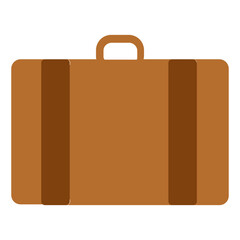 suitcase flat icon