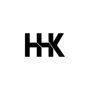 hhk letter initial monogram logo design