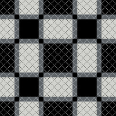 plaid pattern with square embroidery pattern, texture fashion artwork for print, fabric, textile design, Shirt, clothes,  scarf, shawl, carpet, bag and other things