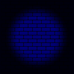 Fototapeta na wymiar brick blue wall light. Abstract room. Geometric pattern. Ancient stone. Vector illustration. stock image. 