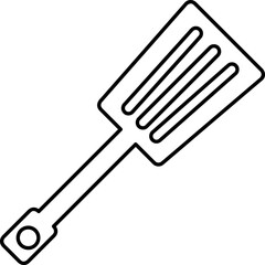 spatula vector icon trendy symbol template on white background