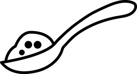 spoon vector icon trendy template on white background..eps