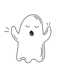 Halloween ghost icon