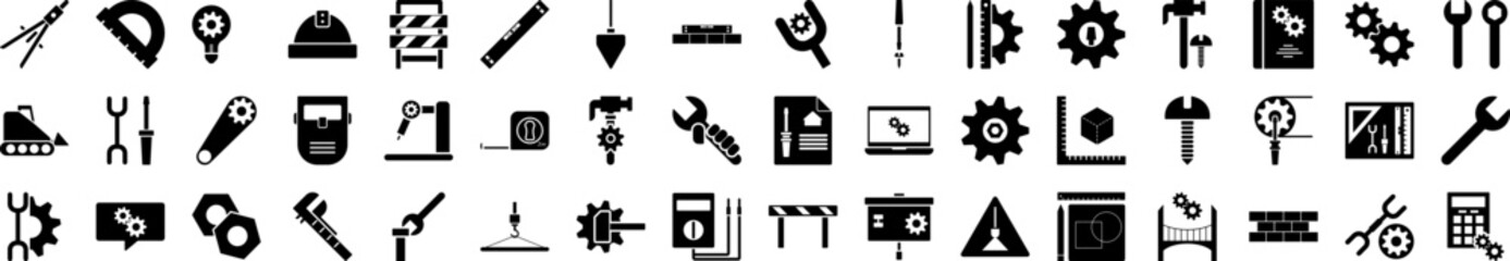Engineering icons collection vector illustration design