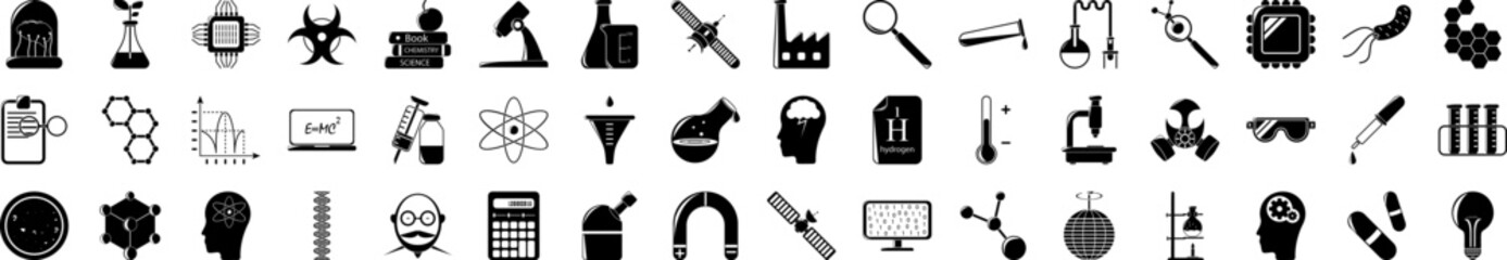 The science icons collection vector illustration design
