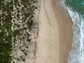 Fototapeta na wymiar Drone aerial imagery from coastal New South Wales, Australia.