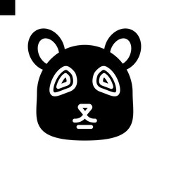 panda icon vector