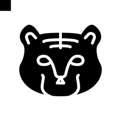 tiger icon vector