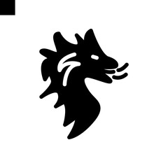 dragon icon vector