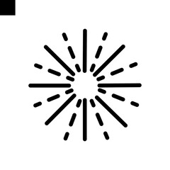 firework icon vector