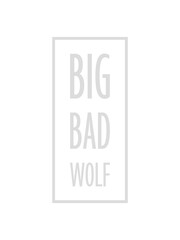 Obraz premium big bad wolf Zitat 