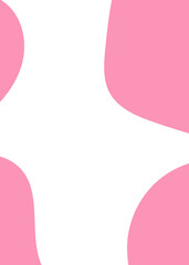 Pink Abstracts Shape Corners Background 