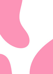 Pink Abstracts Shape Corners Background 