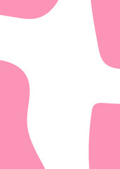 Pink Abstracts Shape Corners Background 