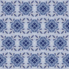 Crystal Floral Seamless Pattern Background Nature Plant Aboriginal Damask Art