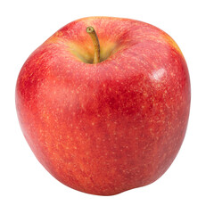 Fresh Red apple with leaves on white background, Red envy apple on white background PNG File.