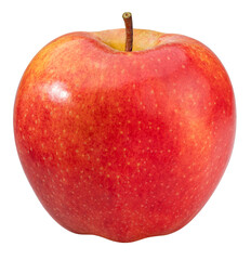 Fresh Red apple with leaves on white background, Red envy apple on white background PNG File.