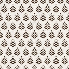 Seamless coffee leaf pattern for coffee shop backgrounds, cafe decorations, dining venues and culinary events. for a coffee-themed greeting card. for coffee-themed fabric motifs 