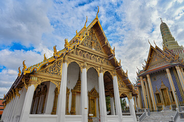 Temple of the Emerald Buddha, Wat Phra KaewBangkok, Thailand,one of Bangkok's most famous tourist...