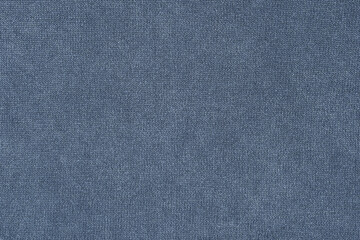 Gray fabric background. Grey blue Texture of knitted fabric or material