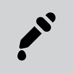 Dropper icon in solid style about laboratory, use for website mobile app presentation