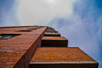 brick, multi-storey building