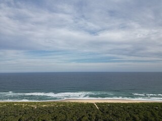Drone aerial imagery from coastal New South Wales, Australia.