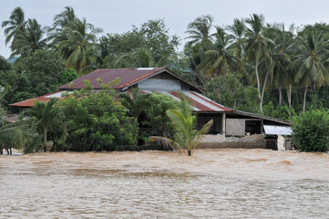 a house that has been flooded