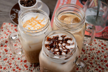 various kinds of coffee