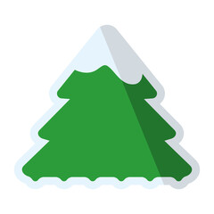 christmas tree vector element