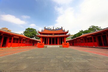 Tainan Confucius Temple, 17th-century Confucian temple featuring traditional architecture in...
