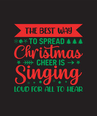 Ugly Christmas typography funny t shirt design