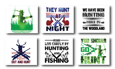 Hunting typography images
