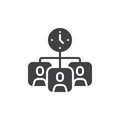 Time management vector icon