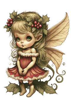 Holiday Fairy With Wings