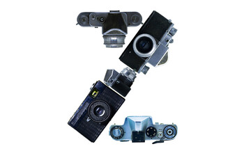 The letter Z, made of cameras