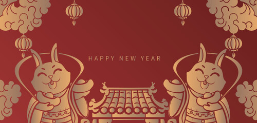 Background Design for the Year of the Rabbit

