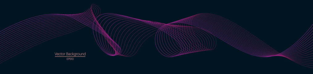 Modern unique Colorful design Vector line art Background