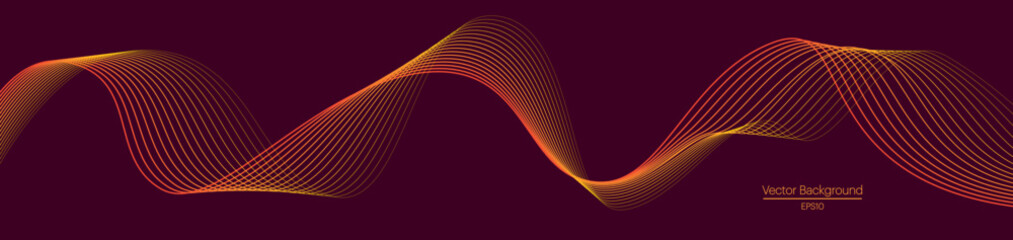 Modern unique Colorful design Vector line art Background