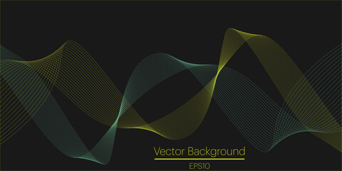 Modern unique Colorful design Vector line art Background