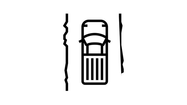 kankar road line icon animation