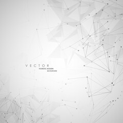 Abstract polygonal space.