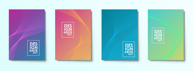 Design templates of bright color.