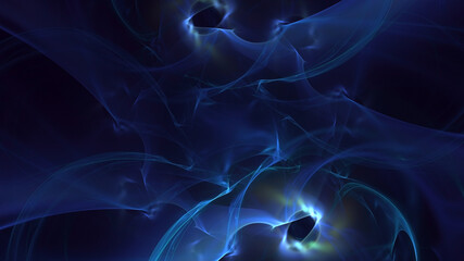 Obraz premium 3D rendering abstract multicolor fractal light background