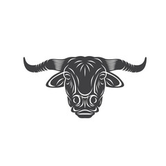 spanish bull illustration, vector art.